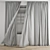Wind Blowing Curtain 3D Model 3D model small image 6