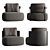 Pierre Armchairs: Irregular and Inviting 3D model small image 6