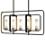 Bronze Gold Loft Chandelier 3D model small image 1