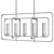 Bronze Gold Loft Chandelier 3D model small image 2