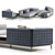 Visionnaire Legend: Modular Sofa Set 3D model small image 3