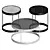 Modern Geometric Drum Coffee Table 3D model small image 5