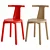 VIVA Chair and Stool: Modern Elegance 3D model small image 2