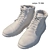 360-Degree Scanned Boots: High-Resolution Textured Design 3D model small image 3