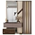 Elegant Hallway Mirror 3D model small image 1