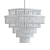 Elegant Crystal Round Chandelier 3D model small image 2