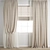 3D Curtain Model Kit 3D model small image 1