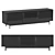 Sleek TV Cabinet with Glass Doors: RANNÄS IKEA 3D model small image 3