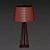 Sleek Noir Table Lamp 3D model small image 3