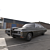 Classic Pontiac Bonneville 1968 3D model small image 2