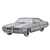 Classic Pontiac Bonneville 1968 3D model small image 4