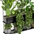 Metal Box Hanging Plants - Set 225 3D model small image 3