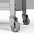 Vasagle Universal Steel Trolley 3D model small image 6