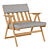 Folda Acacia Wood Garden Chair 3D model small image 1