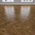 Modern Oak Parquet: Linear, Chevron, Fir 3D model small image 4