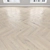 Oak Parquet: Linear, Chevron, Herringbone 3D model small image 3