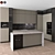 Modern Kitchen Corner Space 3D model small image 1