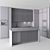 Modern Kitchen Corner Space 3D model small image 4