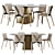 Koln + 1085 Edition: Elegant Dining Set 3D model small image 1