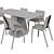 Koln + 1085 Edition: Elegant Dining Set 3D model small image 5