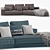 Luxurious Budapest Soft Sofa 3D model small image 5