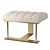 Elegant McGuire Bench - Timeless Design 3D model small image 1