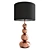 Copper Touch Table Lamp: Modern Elegance 3D model small image 1