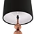 Copper Touch Table Lamp: Modern Elegance 3D model small image 2