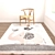 Versatile Set of 8 Rugs 3D model small image 5