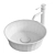 Arezzo Modern Round Counter Top Basin 3D model small image 2