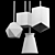 Modern Concrete Pendant Lamps 3D model small image 2