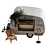 Champagne Truck: Stylish Mobile Bar 3D model small image 4