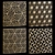 Decorative Square Panels - Set of 16 3D model small image 1