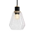 Elegant Buckingham Pendant Light 3D model small image 1