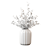 Elegant Eucalyptus Bouquet with Glass Vase 3D model small image 5