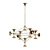 Sparkling Diamond Chandelier: Elegant & Iconic 3D model small image 1