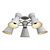 Laconica 5: Modern Ceiling Chandelier 3D model small image 2