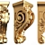 Elegant Carved Corbel: Exquisite 3D Model 3D model small image 8