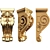 Elegant Carved Corbel: Exquisite 3D Model 3D model small image 15