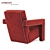 Contemporary Utrecht Armchair: Sleek Design by Cassina 3D model small image 3