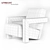 Contemporary Utrecht Armchair: Sleek Design by Cassina 3D model small image 6