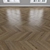 Oak Parquet Flooring Kit 3D model small image 4