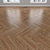 Premium Oak Parquet Flooring 3D model small image 3