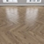 Oak Parquet Flooring Collection 3D model small image 3