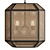 Georgia Woven Cane Pendant: Rustic Elegance for Every Space 3D model small image 2