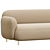 Stylish Buddy Fabric Sofa: Perfect Blend of Comfort and Elegance 3D model small image 2
