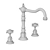 Elegant Londra CRILD207 Basin Mixer 3D model small image 2