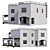 Mediterranean Dreams: Modern 2-Storey Beach Villa 3D model small image 3