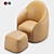 Sweet Lounge Chair: Modern Comfort and Style 3D model small image 4