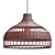 Boho Rattan Pendant Light 3D model small image 4